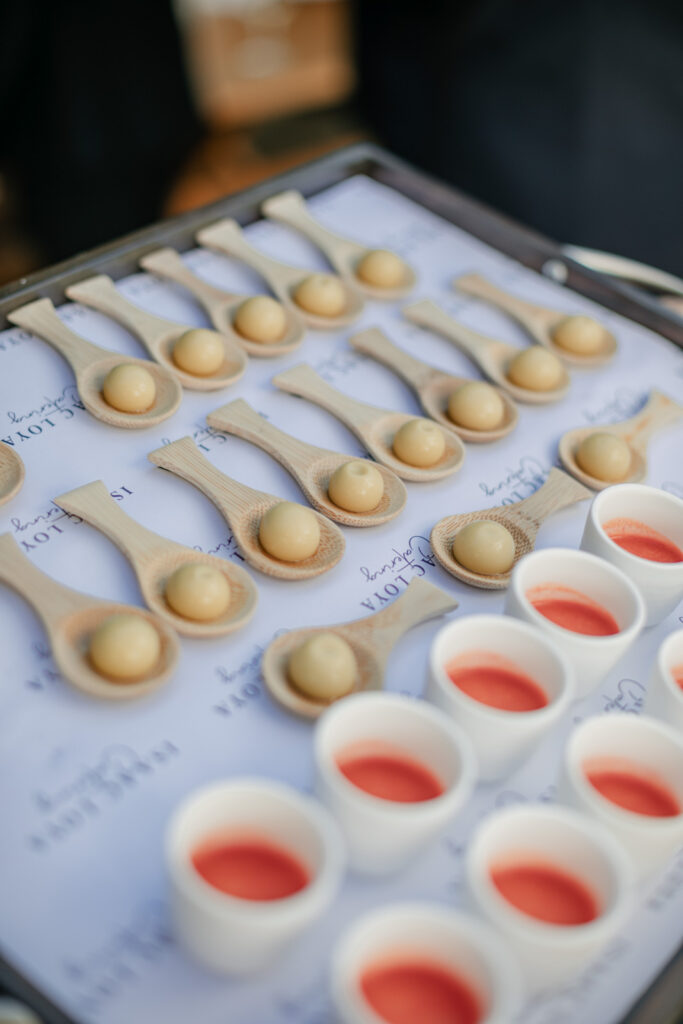 Boda-palacio-valdesoto-asturias aperitivos de catering de Loya