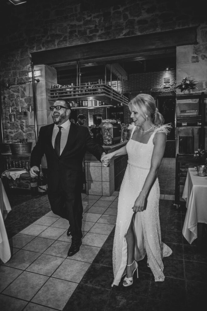 aperitivo de boda en la tabla