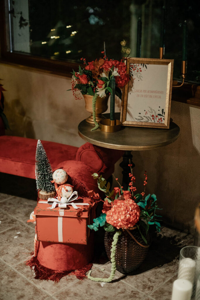 decoracion de una boda de invierno