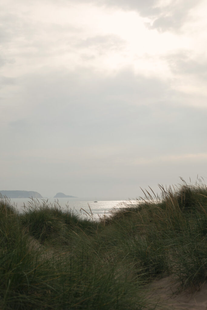 paisaje de playa de asturias