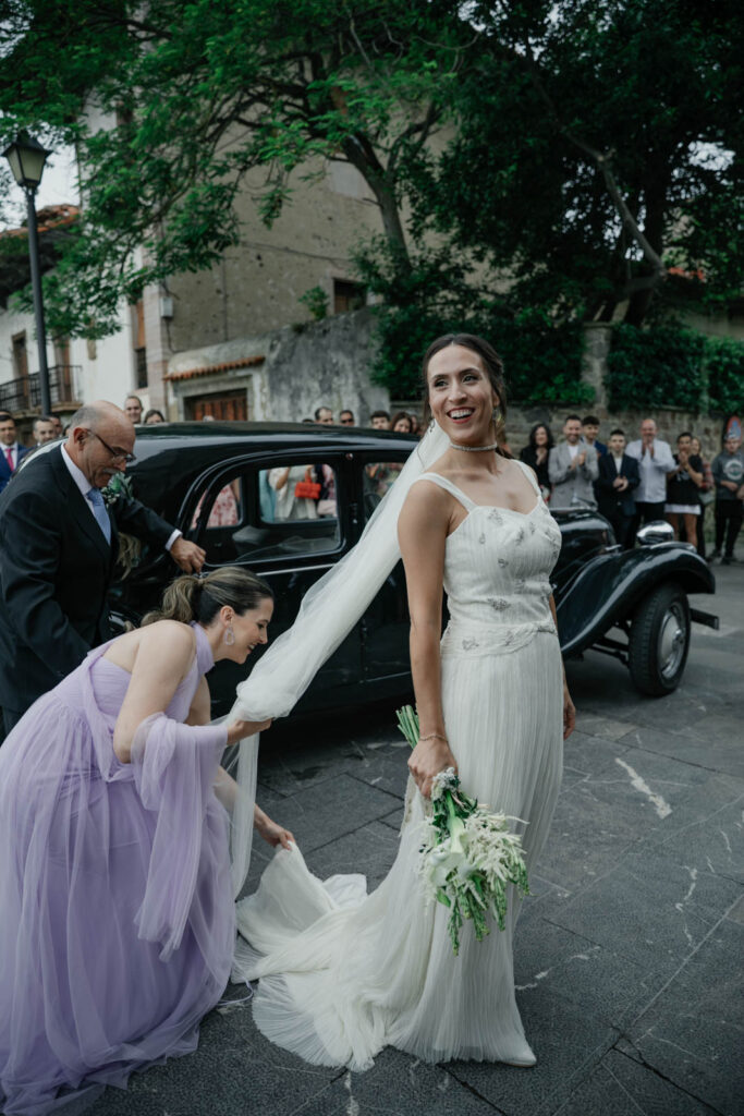 novia con velo moderna